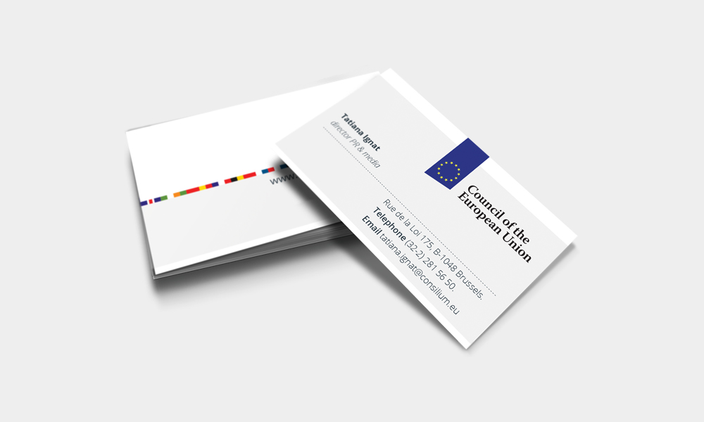 Corporate identity design for European Union by Dutch Fellow